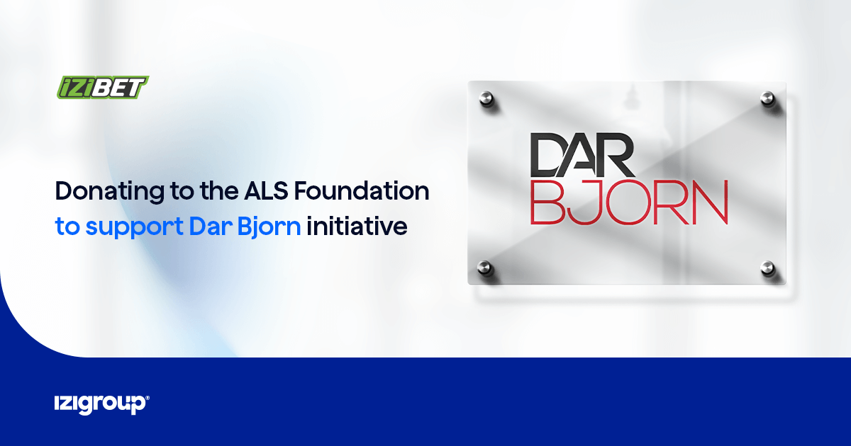 Read aboutIZIBET Donates €5,000 to ALS Foundation for Second Dar Bjorn Projecton IZIGROUP