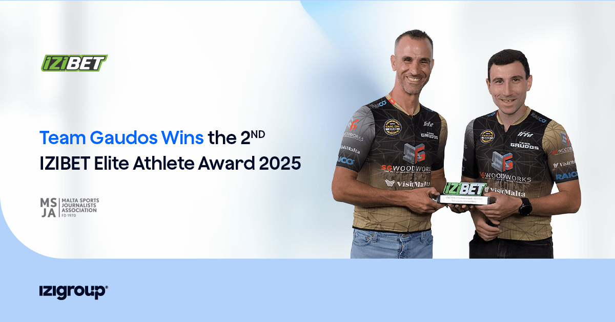 Read aboutTeam Gaudos wins the second IZIBET Elite Athlete Award for 2025on IZIGROUP