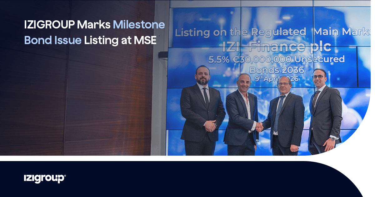 Read aboutIZIGROUP Marks Milestone with Second Bond Issue Listing at Malta Stock Exchangeon IZIGROUP